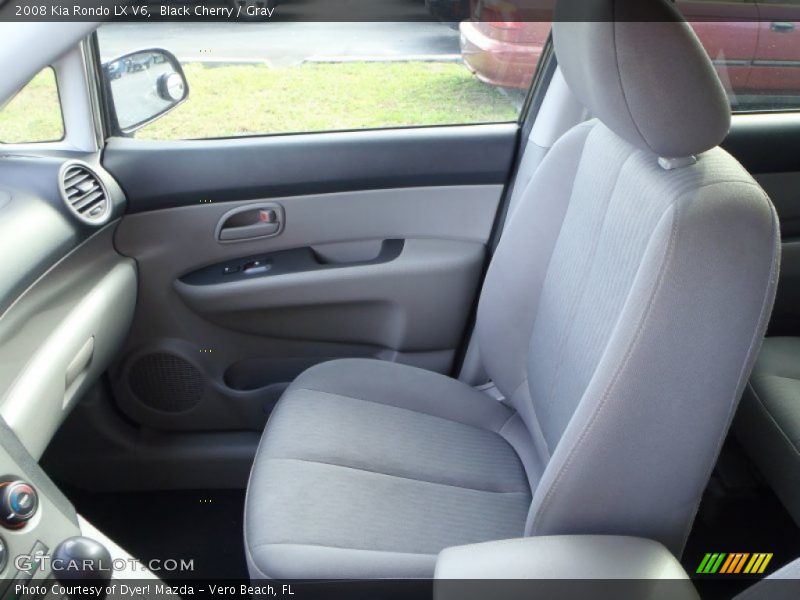 Black Cherry / Gray 2008 Kia Rondo LX V6