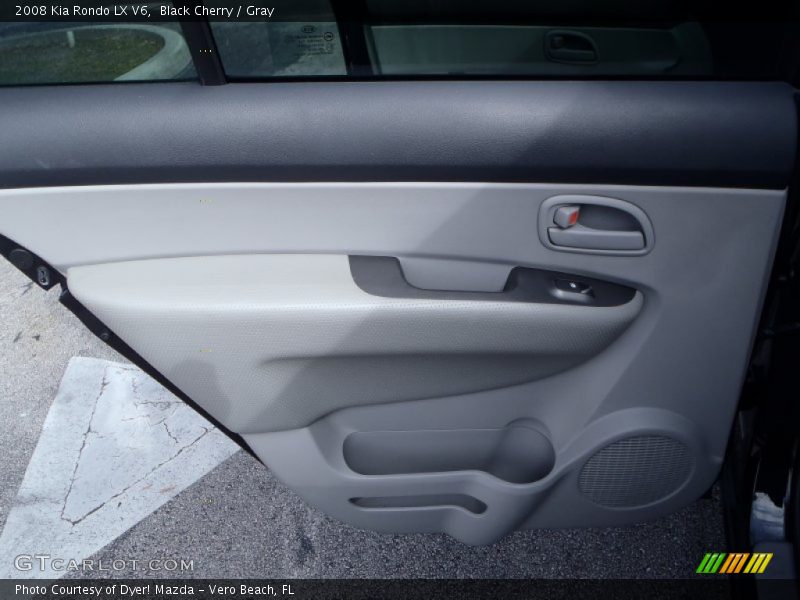 Black Cherry / Gray 2008 Kia Rondo LX V6