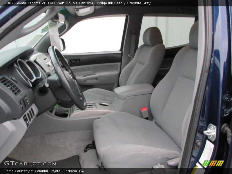 Indigo Ink Pearl / Graphite Gray 2007 Toyota Tacoma V6 TRD Sport Double Cab 4x4