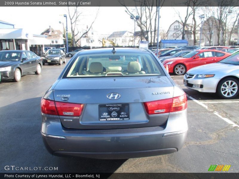 Slate Blue / Camel 2009 Hyundai Sonata Limited