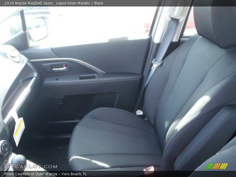 Liquid Silver Metallic / Black 2014 Mazda MAZDA5 Sport