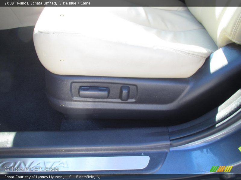 Slate Blue / Camel 2009 Hyundai Sonata Limited