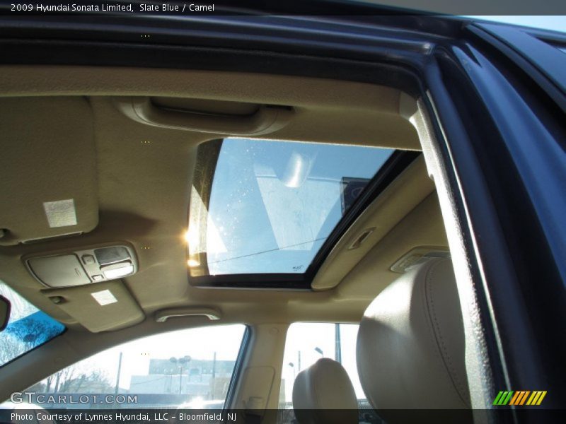 Slate Blue / Camel 2009 Hyundai Sonata Limited
