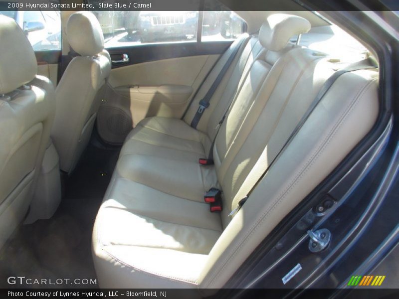 Slate Blue / Camel 2009 Hyundai Sonata Limited