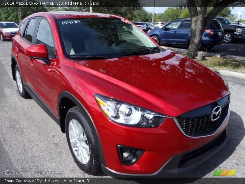 Front 3/4 View of 2014 CX-5 Touring