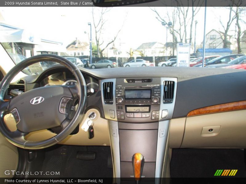 Slate Blue / Camel 2009 Hyundai Sonata Limited