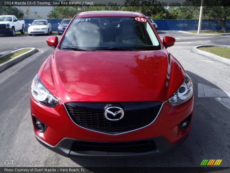 Soul Red Metallic / Sand 2014 Mazda CX-5 Touring