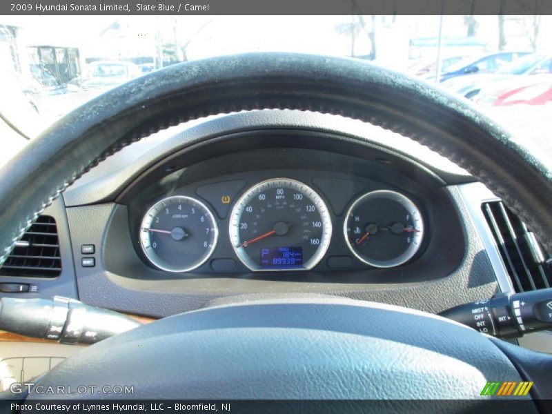 Slate Blue / Camel 2009 Hyundai Sonata Limited