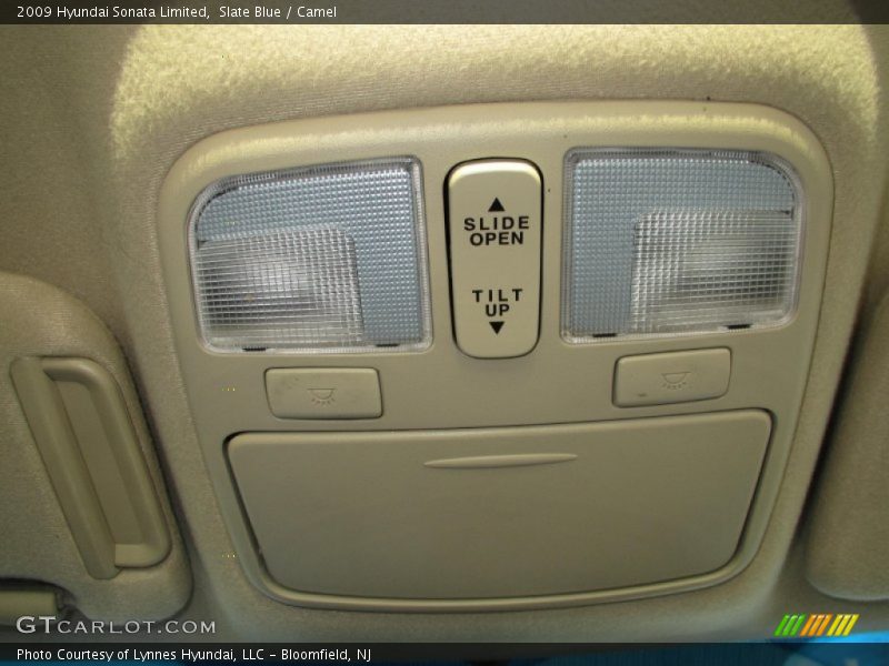 Slate Blue / Camel 2009 Hyundai Sonata Limited