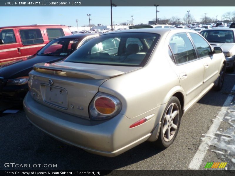 Sunlit Sand / Blond 2003 Nissan Maxima SE