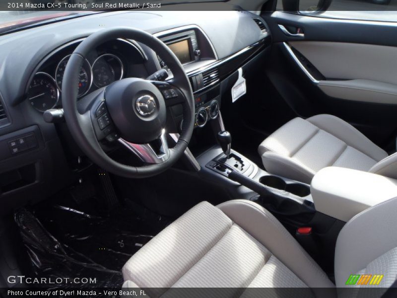 Sand Interior - 2014 CX-5 Touring 