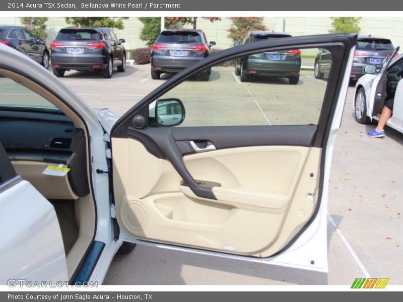 Bellanova White Pearl / Parchment 2014 Acura TSX Sedan