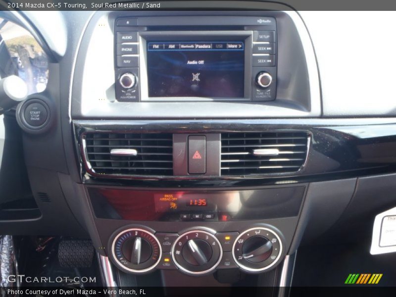 Controls of 2014 CX-5 Touring