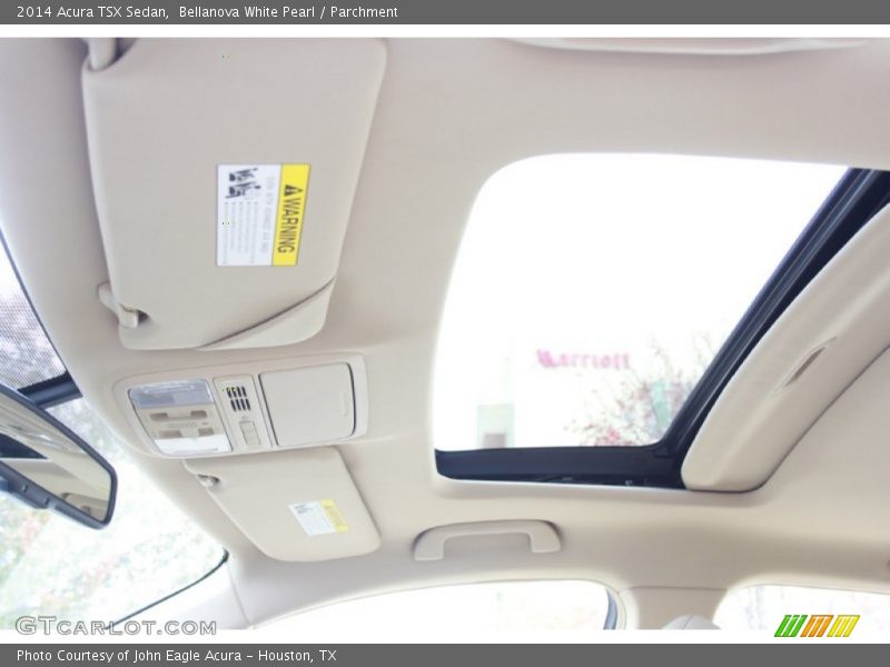 Bellanova White Pearl / Parchment 2014 Acura TSX Sedan