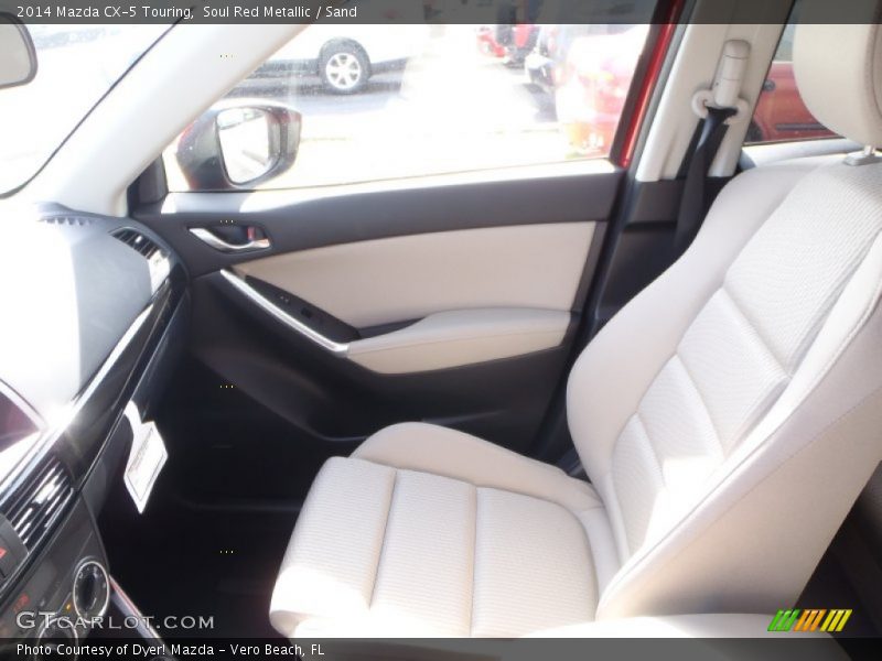 Soul Red Metallic / Sand 2014 Mazda CX-5 Touring