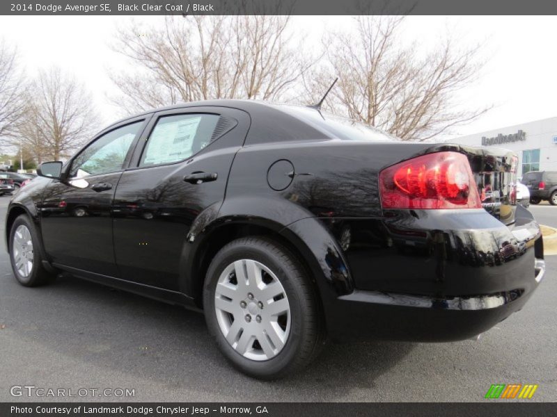 Black Clear Coat / Black 2014 Dodge Avenger SE