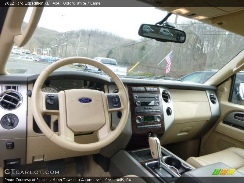 Oxford White / Camel 2012 Ford Expedition XLT 4x4