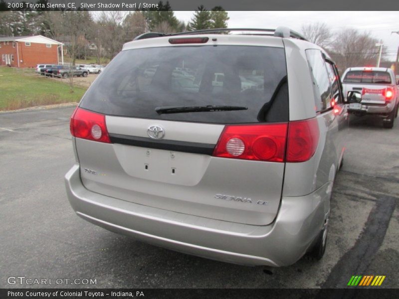 Silver Shadow Pearl / Stone 2008 Toyota Sienna CE