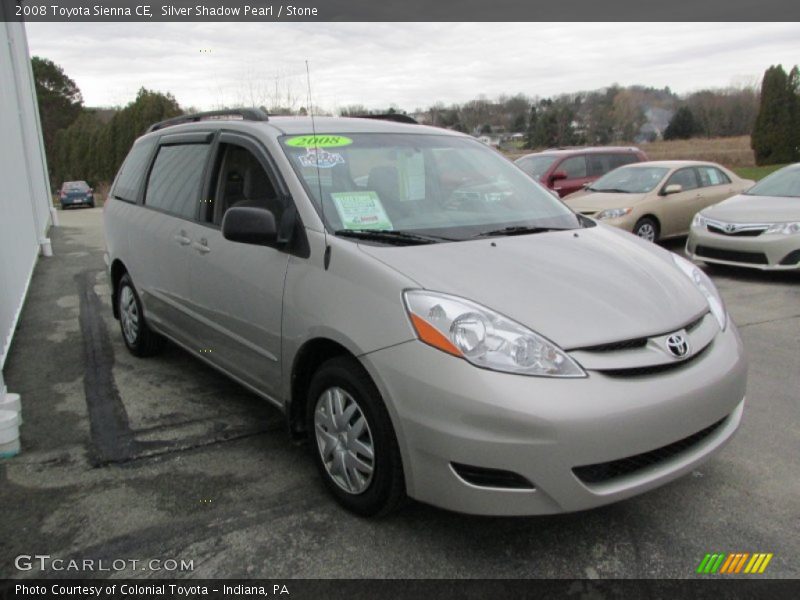 Silver Shadow Pearl / Stone 2008 Toyota Sienna CE