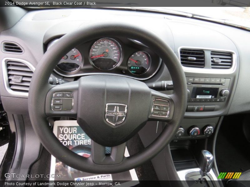 Black Clear Coat / Black 2014 Dodge Avenger SE