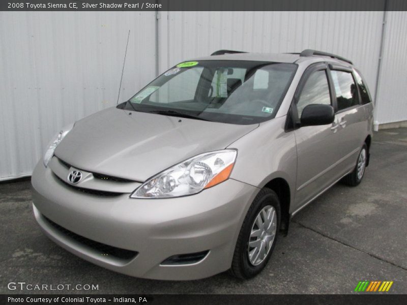 Silver Shadow Pearl / Stone 2008 Toyota Sienna CE