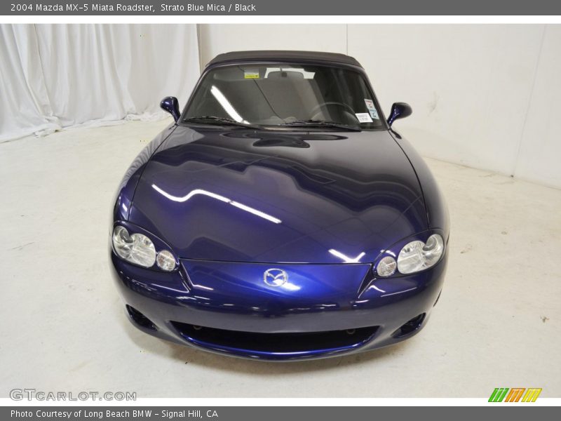 Strato Blue Mica / Black 2004 Mazda MX-5 Miata Roadster