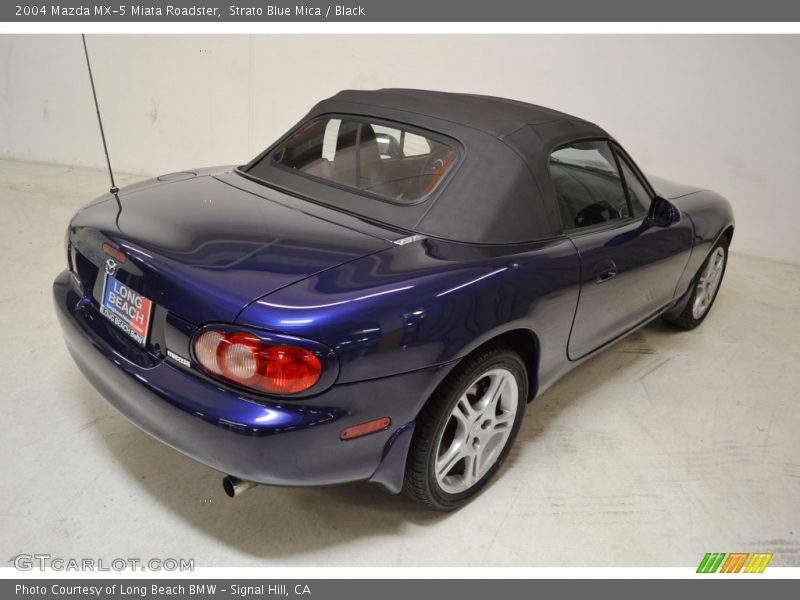 Strato Blue Mica / Black 2004 Mazda MX-5 Miata Roadster