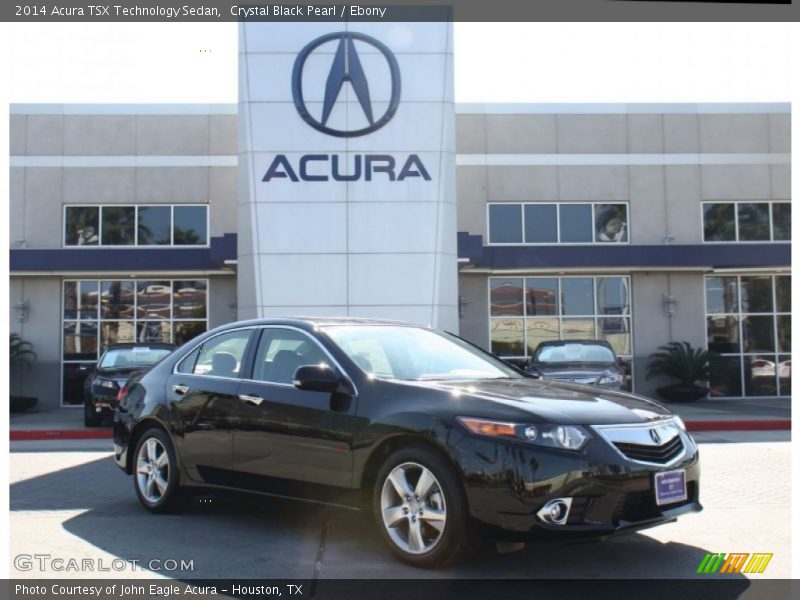 Crystal Black Pearl / Ebony 2014 Acura TSX Technology Sedan