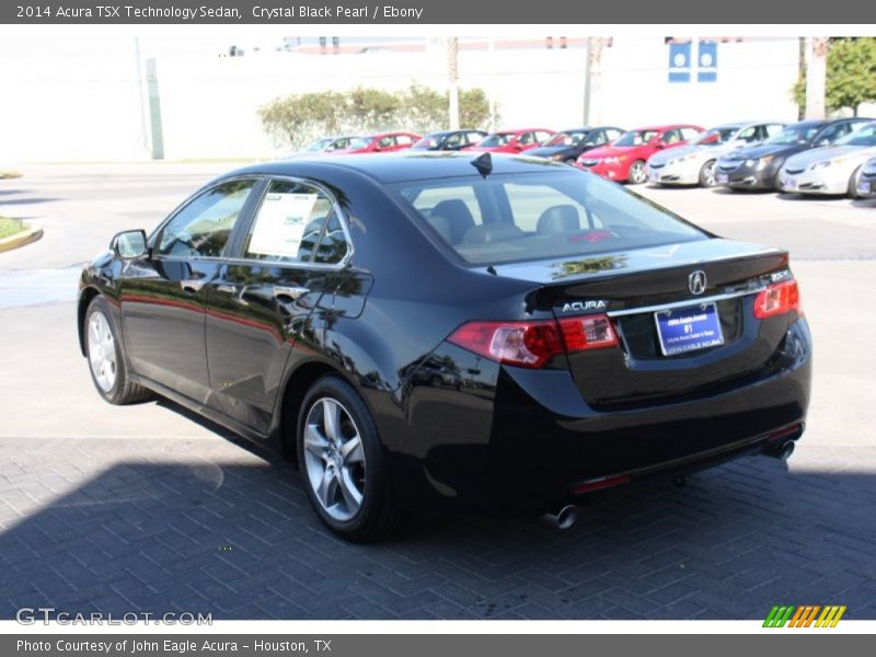 Crystal Black Pearl / Ebony 2014 Acura TSX Technology Sedan