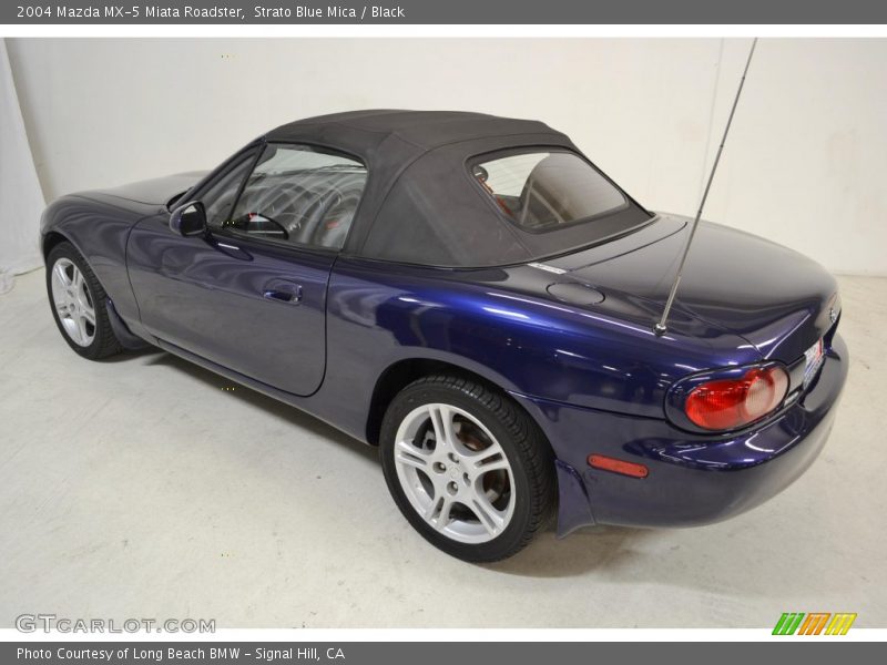 Strato Blue Mica / Black 2004 Mazda MX-5 Miata Roadster