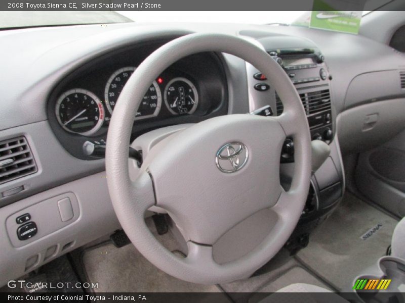 Silver Shadow Pearl / Stone 2008 Toyota Sienna CE