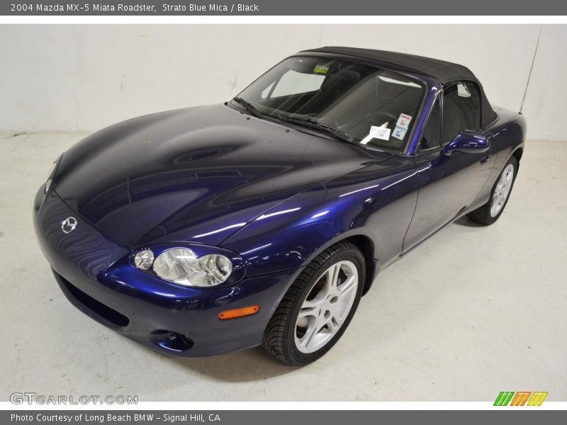 Strato Blue Mica / Black 2004 Mazda MX-5 Miata Roadster