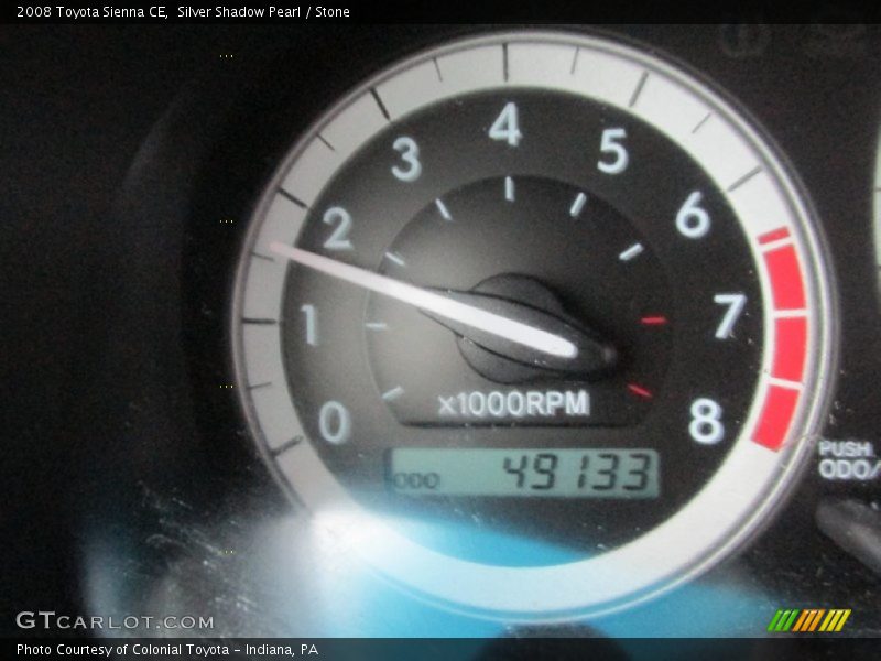 Silver Shadow Pearl / Stone 2008 Toyota Sienna CE