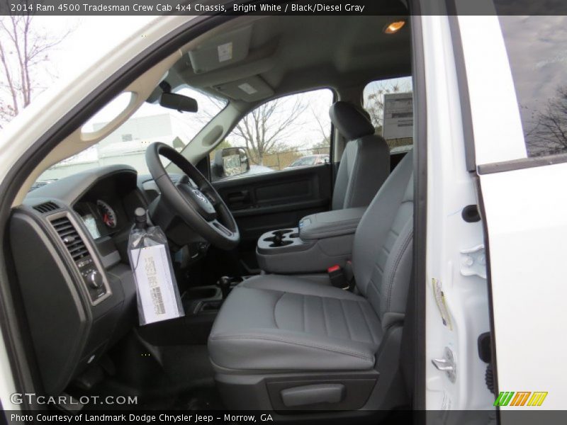 Bright White / Black/Diesel Gray 2014 Ram 4500 Tradesman Crew Cab 4x4 Chassis