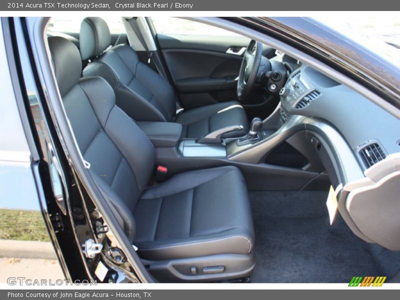 Crystal Black Pearl / Ebony 2014 Acura TSX Technology Sedan