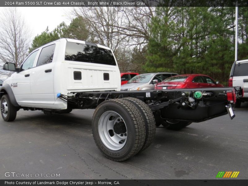Bright White / Black/Diesel Gray 2014 Ram 5500 SLT Crew Cab 4x4 Chassis