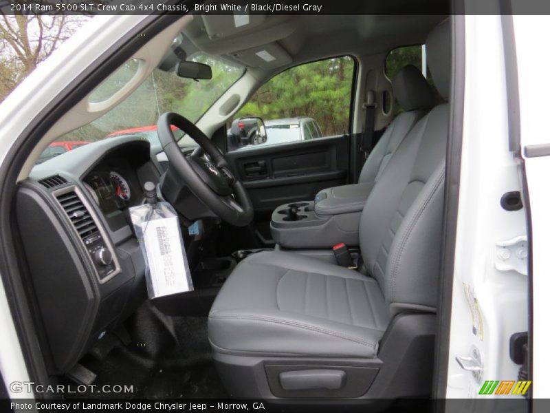 Bright White / Black/Diesel Gray 2014 Ram 5500 SLT Crew Cab 4x4 Chassis