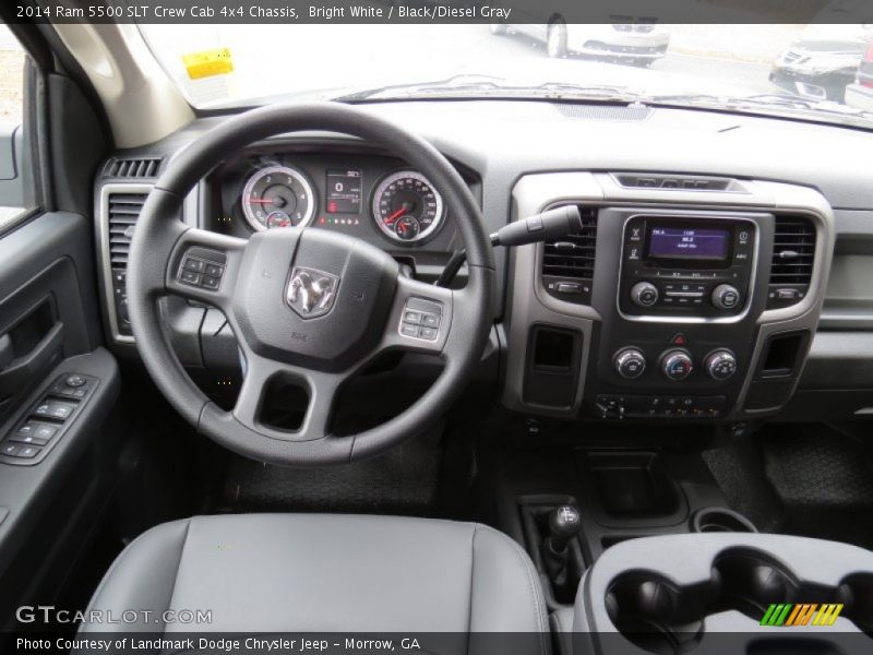 Bright White / Black/Diesel Gray 2014 Ram 5500 SLT Crew Cab 4x4 Chassis