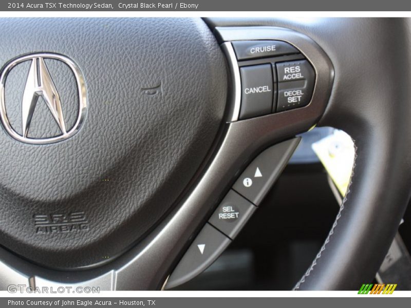 Crystal Black Pearl / Ebony 2014 Acura TSX Technology Sedan