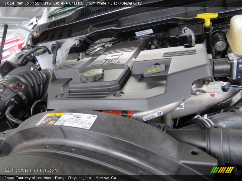 Bright White / Black/Diesel Gray 2014 Ram 5500 SLT Crew Cab 4x4 Chassis