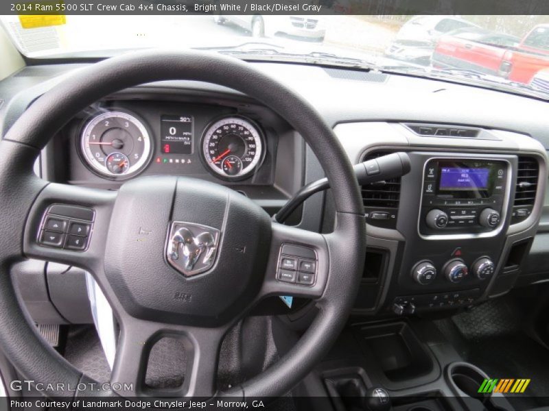 Bright White / Black/Diesel Gray 2014 Ram 5500 SLT Crew Cab 4x4 Chassis