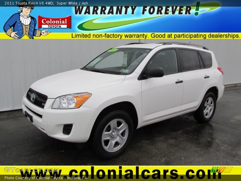 Super White / Ash 2011 Toyota RAV4 V6 4WD