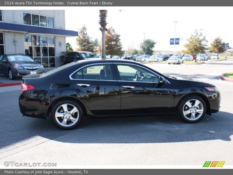 Crystal Black Pearl / Ebony 2014 Acura TSX Technology Sedan