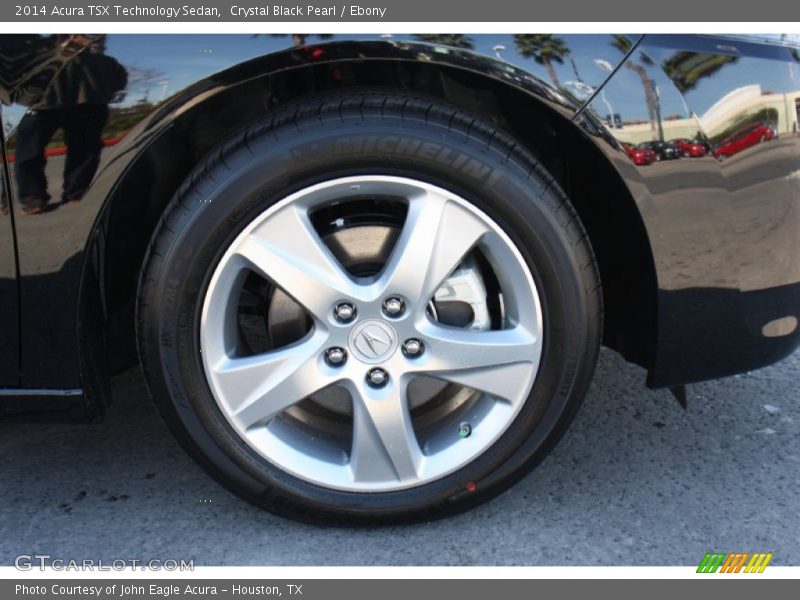 Crystal Black Pearl / Ebony 2014 Acura TSX Technology Sedan