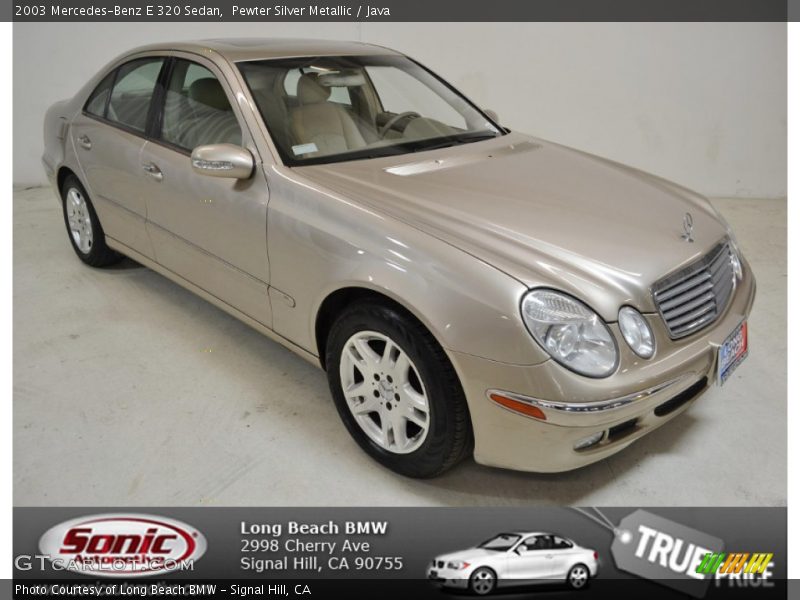Pewter Silver Metallic / Java 2003 Mercedes-Benz E 320 Sedan