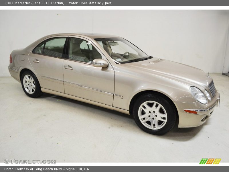 Pewter Silver Metallic / Java 2003 Mercedes-Benz E 320 Sedan