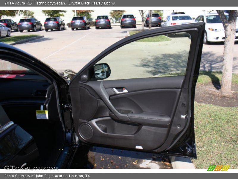 Crystal Black Pearl / Ebony 2014 Acura TSX Technology Sedan