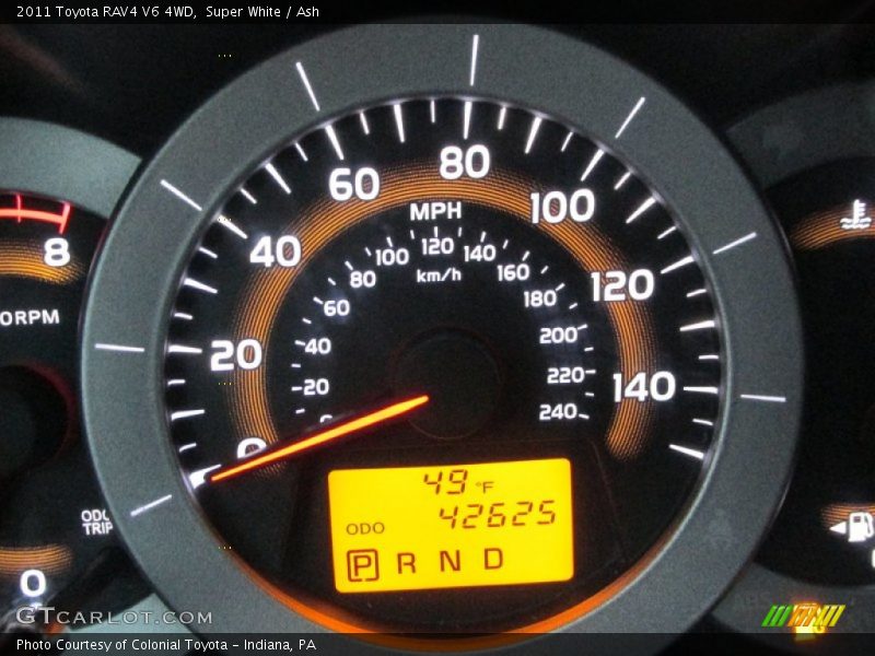 Super White / Ash 2011 Toyota RAV4 V6 4WD