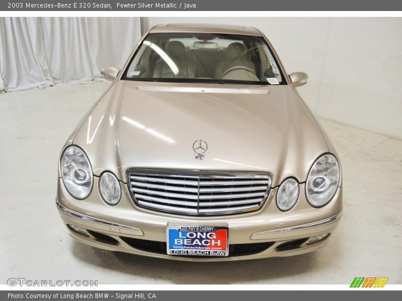 Pewter Silver Metallic / Java 2003 Mercedes-Benz E 320 Sedan
