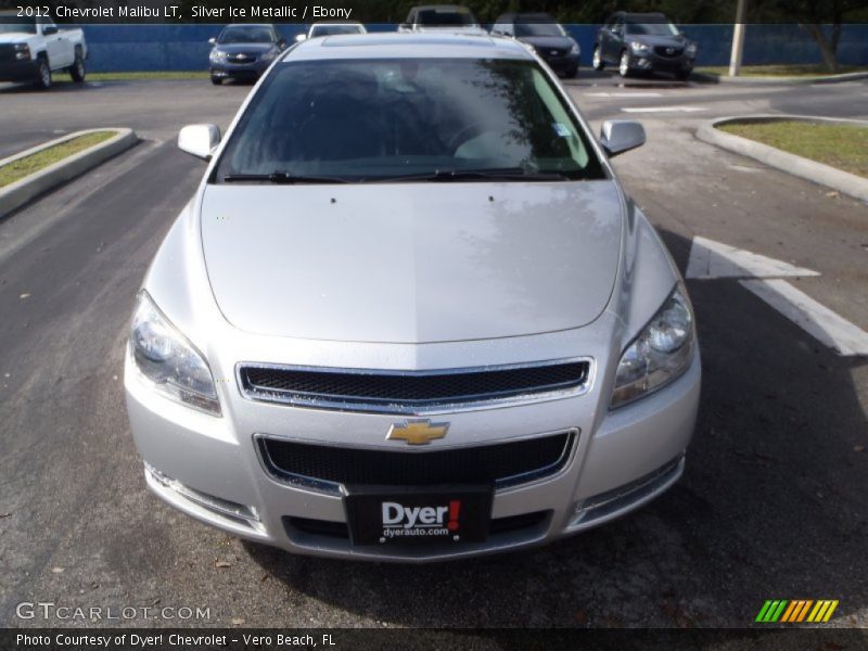 Silver Ice Metallic / Ebony 2012 Chevrolet Malibu LT